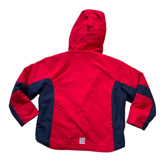 LAND'S END BOYS Winter Coat/Jacket; SIZE 6X-7; Red & Blue - Picture 2 of 11